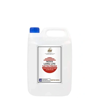 Image of Cleenol BN0010/Satin Nova Long life Satin Finish Floor Polish, 5 Litres, Pack of 2
