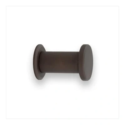 Image of EVI Herrajes Bathroom Hanger Brass Wall Rustic Finish For Hanging Clothes, Coats or Towels Towel Rail with Invisible Screw 190CBLRU