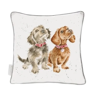 Image of Wrendale Designs Treat Time Dogs Cushion