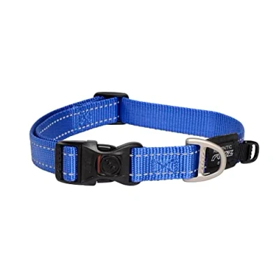 Image of Rogz Utility Collar Fanbelt, Large, Blue