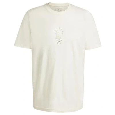 Image of adidas Men&#039;s Molded Linear Graphic Tee, Non Dyed, S