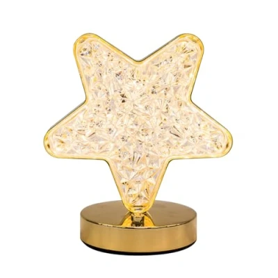 Image of Coopers of Stortford USB Rechargeable Table Lamp Night Light Moon Or Star (Star)