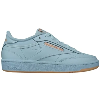 Image of Reebok Womenss Classic Club C 85 Trainers in White Leather (archived) Size UK 5