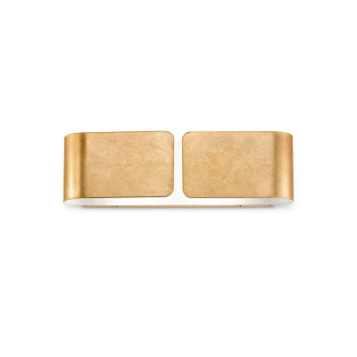 Image of Clip 2 Light Indoor Large Wall Gold, E27