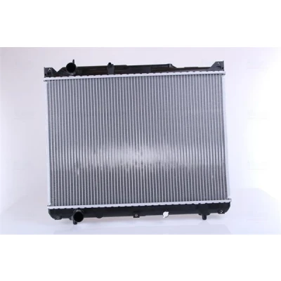 Image of R13030 Engine radiator NISSENS 64196A Aluminium 425mm 599mm 26mm without gasket/seal cap, expansion tank Brazed cooling fins
