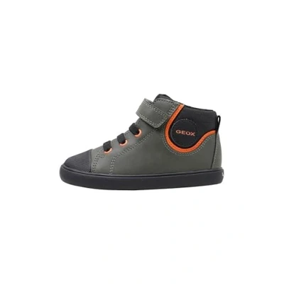 Image of Geox Baby Gisli Boy B Sneaker, Dk Green Black, 3.5 UK Child