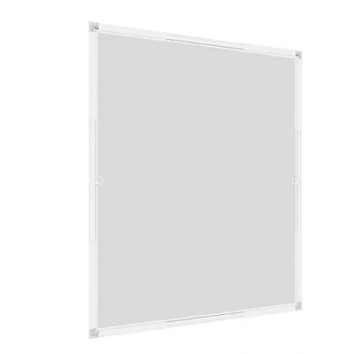 Image of Windhager Frame Flexi Fit 04305 Insect Screen Telescopic Window Without Sawing 130 x 150 cm White