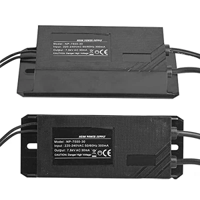 Image of NP 7500 30 Neon Sign Transformer 220V to 240V, Light Power Supply for 7.5KV 30mA Electronics, No Mercury Migration Phenomenon