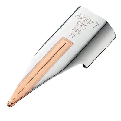Image of Lamy Z 58 Nib 888 14 Carat Gold Bicolour (Silver Rose Gold) Partially Palladinated Suitable Dialog cc Fountain Pen Size M