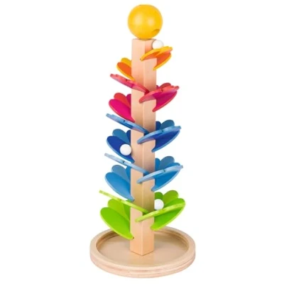 Image of GOKI 53832 Pagoda Marble Game, Multicoloured