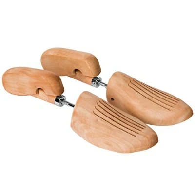 Image of TecTake Shoe tree shaper stretchers lotus wood footwear women different sizes (UK 6 7.5/EU 39 41 No. 402241)