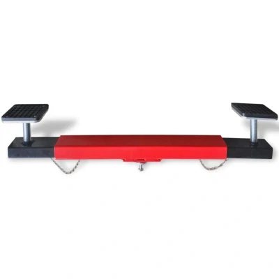 Image of vidaXL Cross Beam Adapter 2 Ton Red Easy Lifting Adjustable Garage Tool Steel