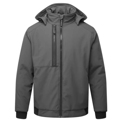 Image of Portwest WX2 Eco Insulated Softshell (2L) Metal Grey Large
