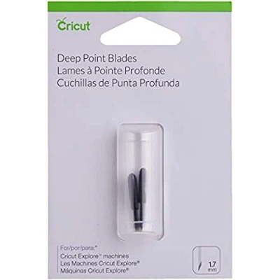 Image of Cricut Deep Point Replacement Blades (2 ct), Black