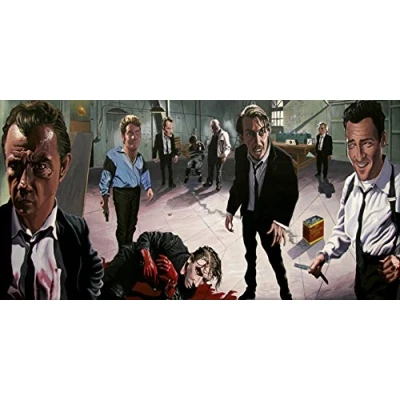 Image of Pyramid International The Meeting Place (The Art of Justin Reed) Canvas Print 50 x 100cm, Wood, Multi Colour, 100 1.3 cm