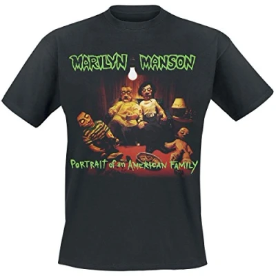Image of Marilyn Manson American Family T Shirt black M