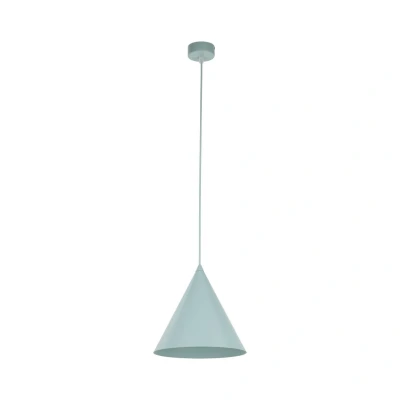 Image of Cono 25cm Dome Pendant Ceiling Light Mint 1xE27