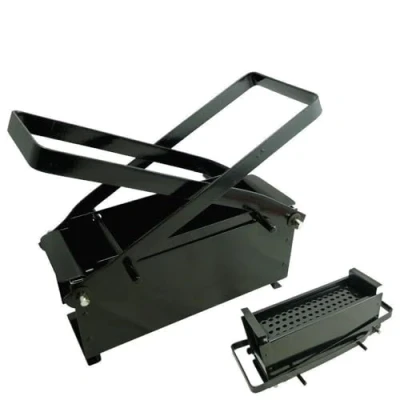 Image of Log Briquette Maker Eco Friendly Paper Brick Fire Block Recycling Press Black