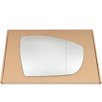 Image of Less4spares Wing Mirror Glass Right Compatible with Ford Ecosport 2012 2020 STICK ON Driver Off Side Blind Spot