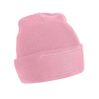 Image of Beechfield Original Patch Beanie Dusky Pink