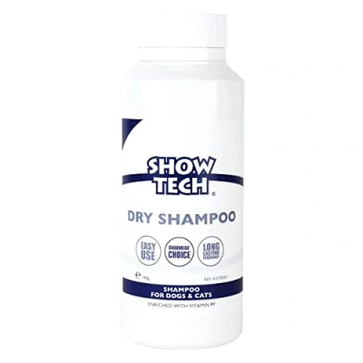 Image of Show Tech Dry Shampoo for Dogs, Your Dog Grooming Expert, Fresh Coat without the hassle of a Bath, Lavender Fragrance, 100G