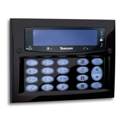 Image of Texecom Premier Elite Diamond Black Surface Mount Keypad DBD 0130 Fast Delivery