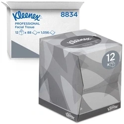 Image of Kleenex Facial Tissues Cube 90 Sheets (Pack of 12) 8834