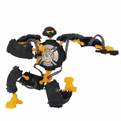 Image of Blip Toys 61127 GIGABOTS Energy Core GRIPBOT Transforming 13 inch Action Collectable poseable Figures Construction Toys,Black,Large