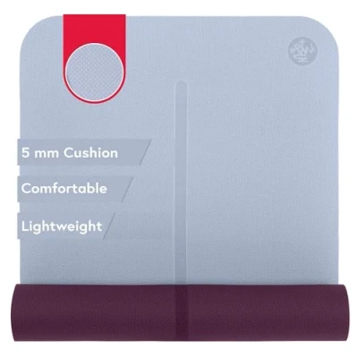 Image of Manduka Start Yoga Mat 5 mm Lavender Fig/Standard 68 Inches (172 cm) (Mdka/Begin/Mat)