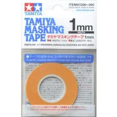 Image of TAMIYA TAM87206 87206 Masking Tape 1 mm/18 m, Model Making, Accessories