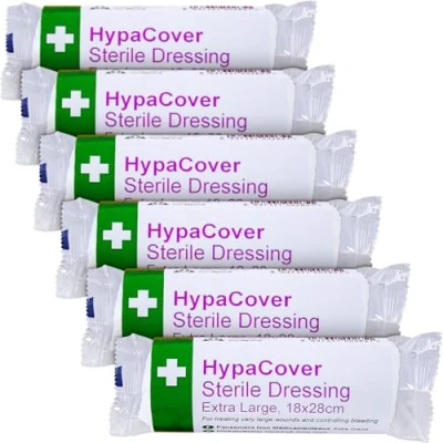 Image of Safety First Aid Group HypaCover Sterile Dressing Bandage Extra Large 18 x 28 cm (Pack of 6)