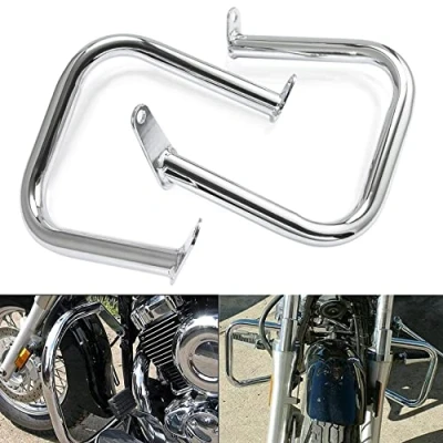 Image of Engine Guard Highway Crash Bar For V Star 400 650 XVS650 Classic Custom