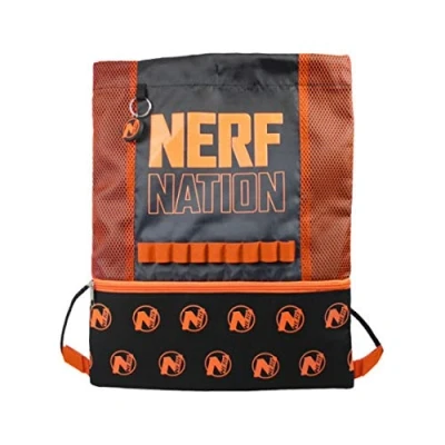 Image of NERF Junior Gym Bag 5 Litres Nylon Orange/Black