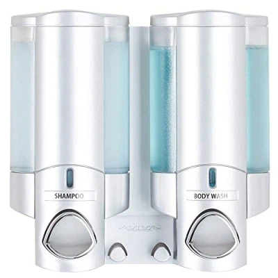 Image of Aviva Better Living Two Chamber Dispenser, Satin
