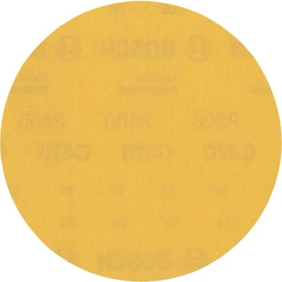 Image of Bosch Professional 50x Expert C470 Sandpaper (for Hardwood, Paint on wood, Ø 125 mm, Grit 400, Accessories Small Angle Grinder, Rotary Drill)