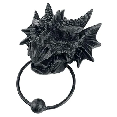 Image of Nemesis Now Dragon Door Knocker 23.5cm Black