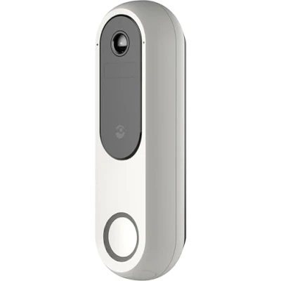 Image of DORO Hemma Doorbell Smart Home for Seniors Wireless with Camera Wifi Connection Alarm Function Compatible Smartphones or Tablets Easy to Install Chime Included