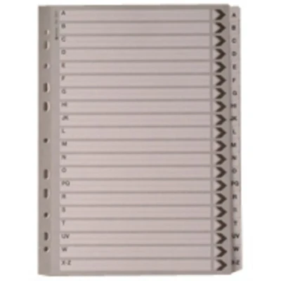 Image of Whitebox A4 A Z Mylar Index White