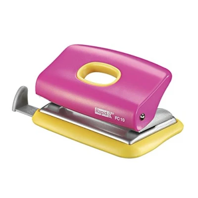 Image of Rapid FC10 Hole Punch Pink/Yellow