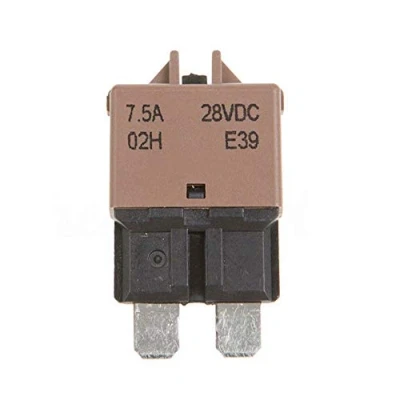 Image of Mintice 7.5A Fuse 12v/24v Fits Circuit Breaker Blade 5 30a Automotive Car Kit Resettable Inline Holder Protection Stereo Manual Reset