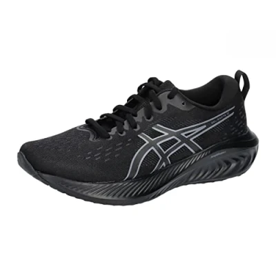 Image of Asics Gelexcite 10 Neutral running shoes, Women&#039;s, Size: 7, Black/carrier grey Synthetics/textile
