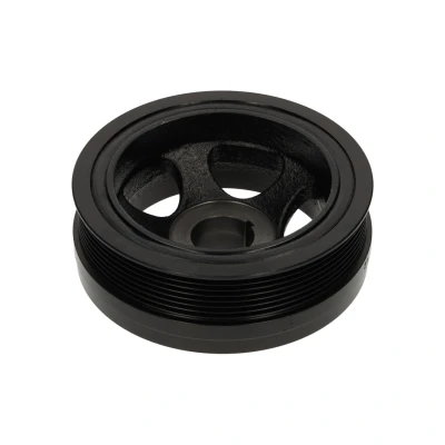 Image of 6420300003, 6420300003S1, 6420300403, 6420300403S1, A6420300003 Crankshaft Pulley FEBI BILSTEIN 185820 7PK 153mm with screw