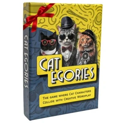 Image of CATegories: The Hilarious Card Game of Cat Characters and Creative Wordplay. Fun Party for Family Friends. Suitable kids 10+ adults. 3 6 players.