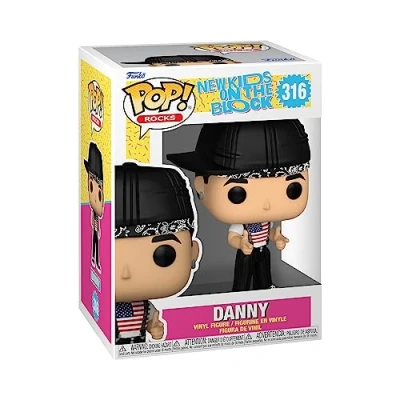 Image of Funko POP! Rocks: NKOTB Danny Wood New Kids on the Block Collectable Vinyl Figure Gift Idea Official Merchandise Toys for &amp; Adults Music Fans Model Collectors