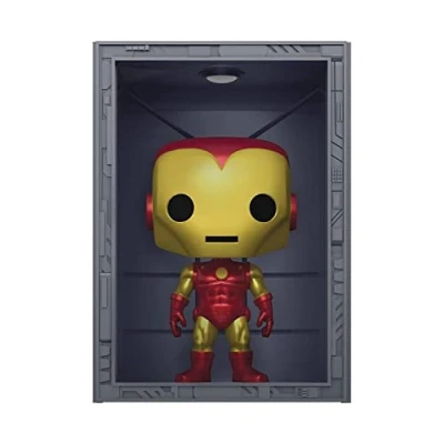Image of Marvel POP! Deluxe Vinyl figurine Hall of Armor Iron Man Model 4 PX Exclusive 9 cm