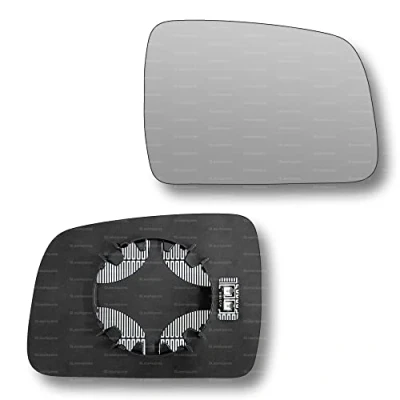 Image of Less4spares Replacement Wing Mirror Glass Right Compatible with Land Rover Range Sport 2010 2013 CLIP ON Driver Off side Heated Convex
