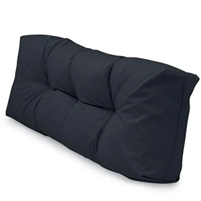 Image of Spatium Euro pallets cushions removable pillowcase, water resistant, resistant to stains Anthracite 2 Piece set
