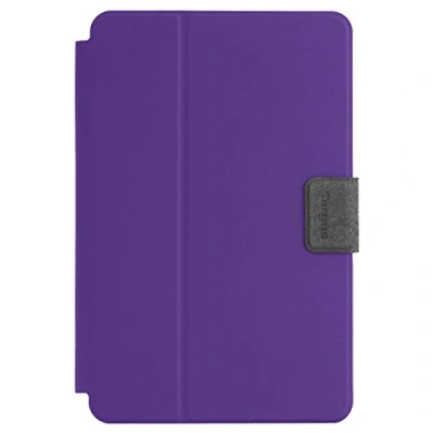 Image of Targus SafeFit Universal 7 8 Inch 360 Degree Rotating Tablet Case, Purple (THZ64307GL)