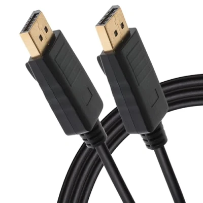 Image of Maplin Displayport to Cable 4K Ultra HD 1m Black