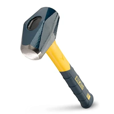 Image of ESTWING Sure Strike Drilling/Crack Hammer 2 Pound Sledge with Fiberglass Handle &amp; No Slip Cushion Grip MRF2LB